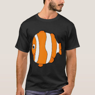 漫画風の丸いカクレクマノミのkugliスタイル IX Tシャツ