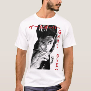 漫画風ゲーマースケッチ グラフィックTシャツ Tシャツ