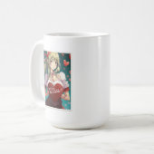 漫画風バレンタイン33893 コーヒーマグカップ (正面左)