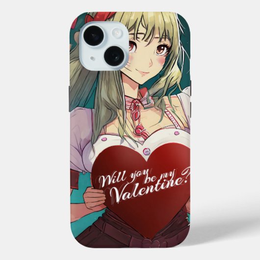 漫画風バレンタイン33893 Case-Mate iPhoneケース (裏面)