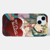 漫画風バレンタイン33893 Case-Mate iPhoneケース (裏面 (横))