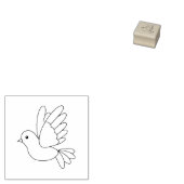 漫画飛んでいるの鳩の鳥2 ラバースタンプ (押印)