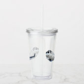 漫画飛行機 アクリルタンブラー (右)