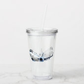 漫画飛行機 アクリルタンブラー (裏面)