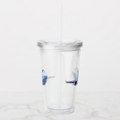 漫画飛行機 アクリルタンブラー (右)