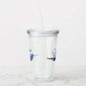 漫画飛行機 アクリルタンブラー (左)