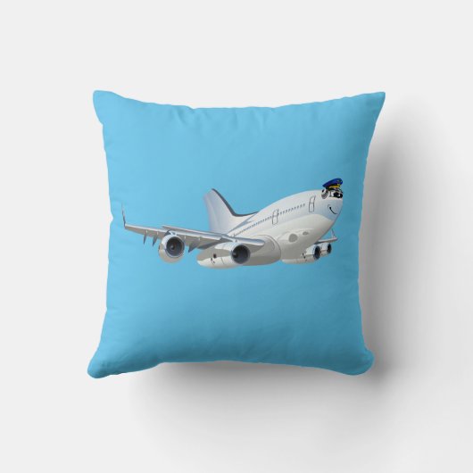 漫画飛行機 クッション (裏面)