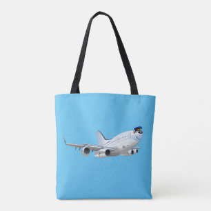 漫画飛行機 トートバッグ