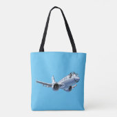 漫画飛行機 トートバッグ (裏面)