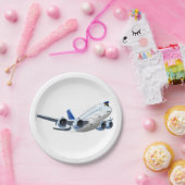 漫画飛行機 ペーパープレート (パーティー)