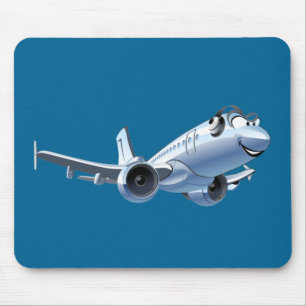 漫画飛行機 マウスパッド