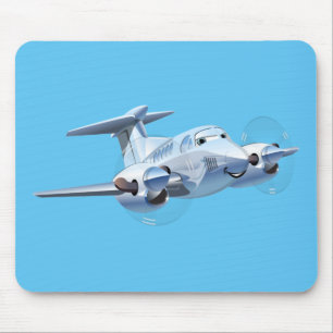 漫画飛行機 マウスパッド