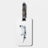 漫画飛行機 ラゲッジタグ (裏面縦)