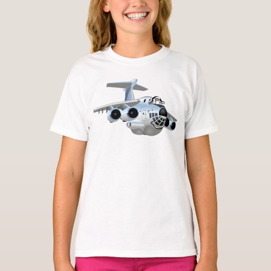 漫画飛行機 Tシャツ (正面)