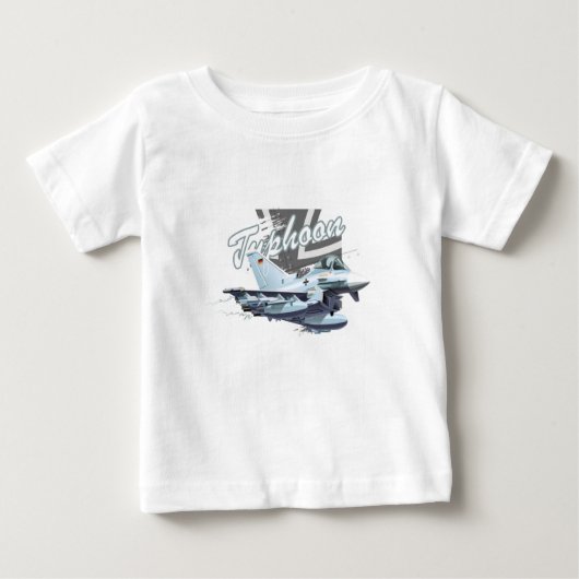 漫画飛行機Tシャツ ベビーTシャツ (正面)