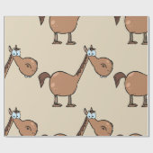 漫画馬ラッピング紙 ラッピングペーパー (フラット)