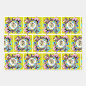 漫画馬 ラッピングペーパーシート (正面)