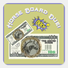 漫画馬$、馬のボードのデューティ スクエアシール