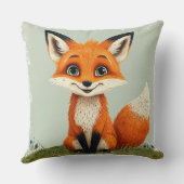 漫画魅力的キツネ笑顔 クッション (裏面)