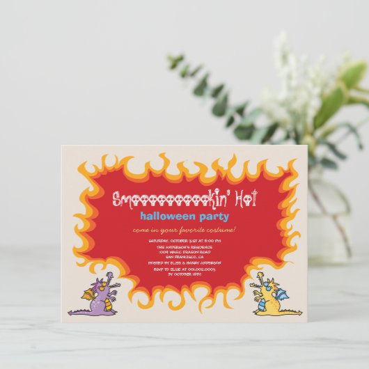 漫画魔法ドラゴンズ呼吸火災ハローウィンパーティ 招待状 (スタンド正面)