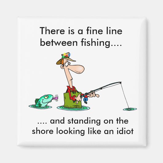 漫画魚釣り.. マグネット (正面)