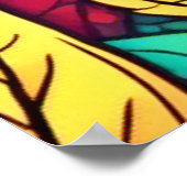 漫画鮮やかの離れアート ポスター (角)