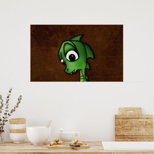 漫画龍 ポスター (キッチン)