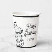 漫画2Dボーイズ第2バースデーパーティー 紙コップ (裏面)