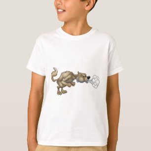 漫画3の小さいブタの大きく悪いオオカミの吹くこと Tシャツ