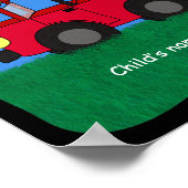 漫画4輪駆動スポーツユーティリティ車 ポスター (角)