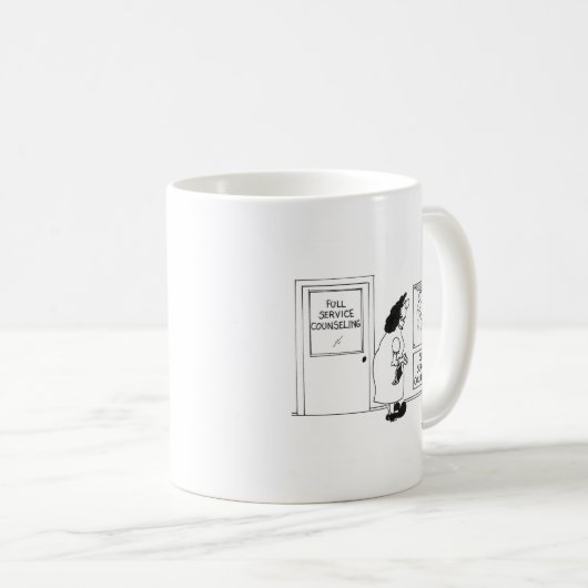 漫画4967に勧めること コーヒーマグカップ (正面右)