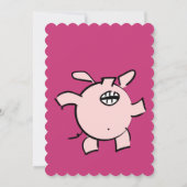 漫画5豚の年卵と生姜パーティーベビーInv 招待状 (裏面)