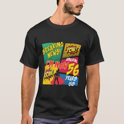 漫画56歳 Tシャツ (正面)