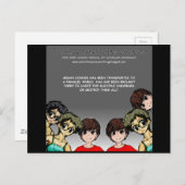 漫画：すべてが変わった年 ポストカード (正面/裏面)