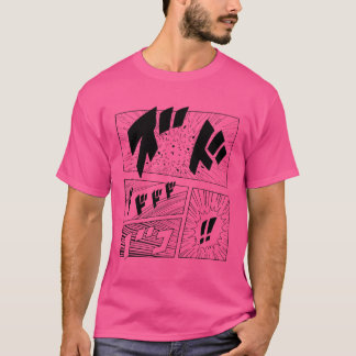 漫画 コミック アニメ 和風 モダン レトロ Tシャツ