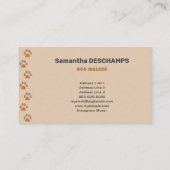 漫画 – ドッグウォーカー名刺 名刺 (裏面)