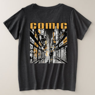 漫画 プラスサイズTシャツ