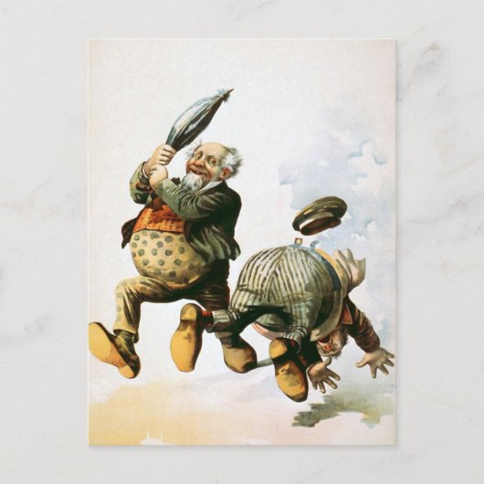 「漫画」ヴィンテージ ポストカード (正面)