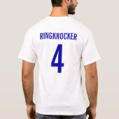 漫画、土地収用 Tシャツ (裏面)