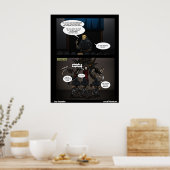 漫画：恐怖 ポスター (キッチン)