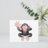 『漫画』 「悪い猿なし」 ポストカード (スタンド正面)