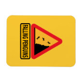 漫画,注意,落下ペンギン,ペンギン, si マグネット (横)