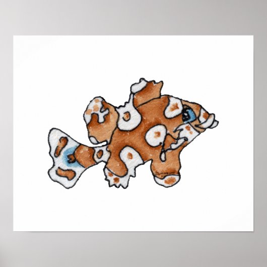 漫画「魚のアユ子どもウォールアートポスター」 ポスター (正面)