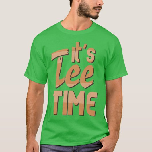 漫画「It's Tee time」ゴルフ Tシャツ (正面)