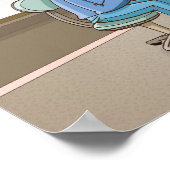 漫画; komt eenブロンドje bij de tandarts.ポスター ポスター (角)