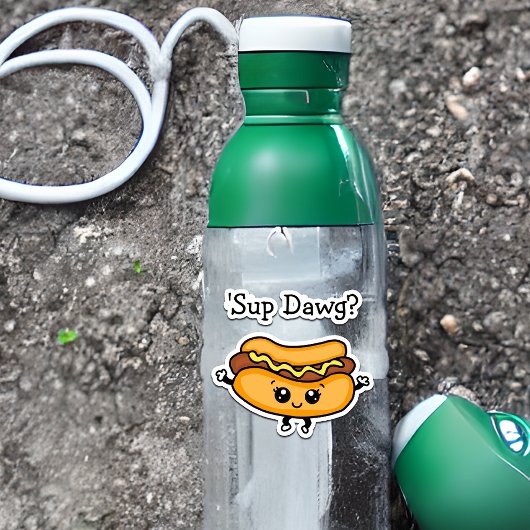 漫画 Sup Dawg ホットドッグ ステッカー シール