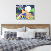 漫画Aztek キャンバスプリント (インサイチュ (寝室))