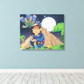 漫画Aztek キャンバスプリント (インサイチュ (ウッドフロア))