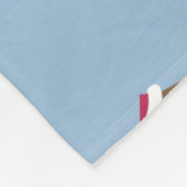 漫画Daschundクリスマスシーンフリースブランケット フリースブランケット (角)