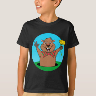漫画Groundhog Tシャツ